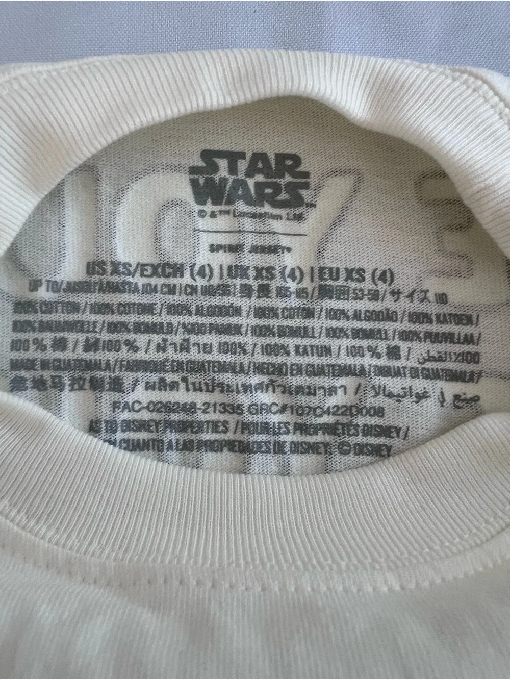 Disney Star Wars The Child Grogu & Mandalorian Cream Spirit Jersey Kids Top